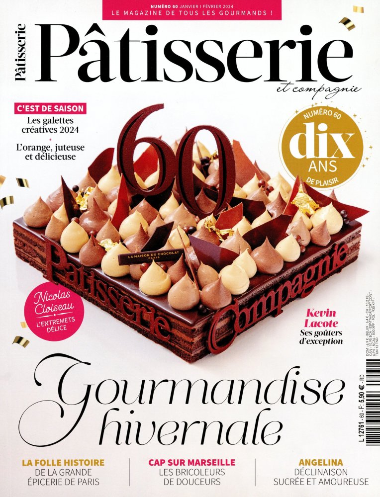 Numéro 60 magazine Pâtisseries & Compagnie