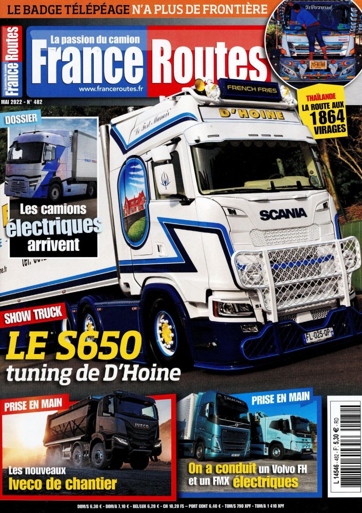 Numéro 482 magazine France Routes