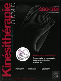 Magazine Kinésithérapie la revue