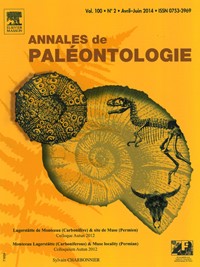 Magazine Annales de Paléontologie