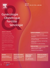 Magazine Gynécologie Obstétrique Fertilité & Sénologie