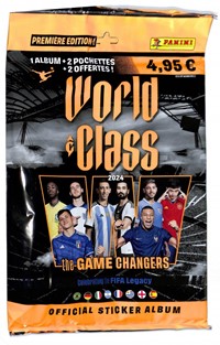 Pack Album + pochettes Fifa World Class 2024