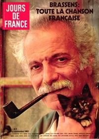 Jours de France 13 novembre 1981 Brassens