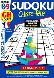 GH Sudoku Casse-Tête Niv 8/9 n° 111