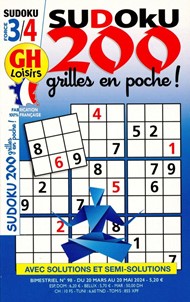 GH Sudoku 200 Grilles en Poche Niv 3-4 n° 98