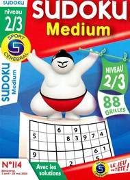 SC Sudoku Médium Niv. 2/3 n° 114