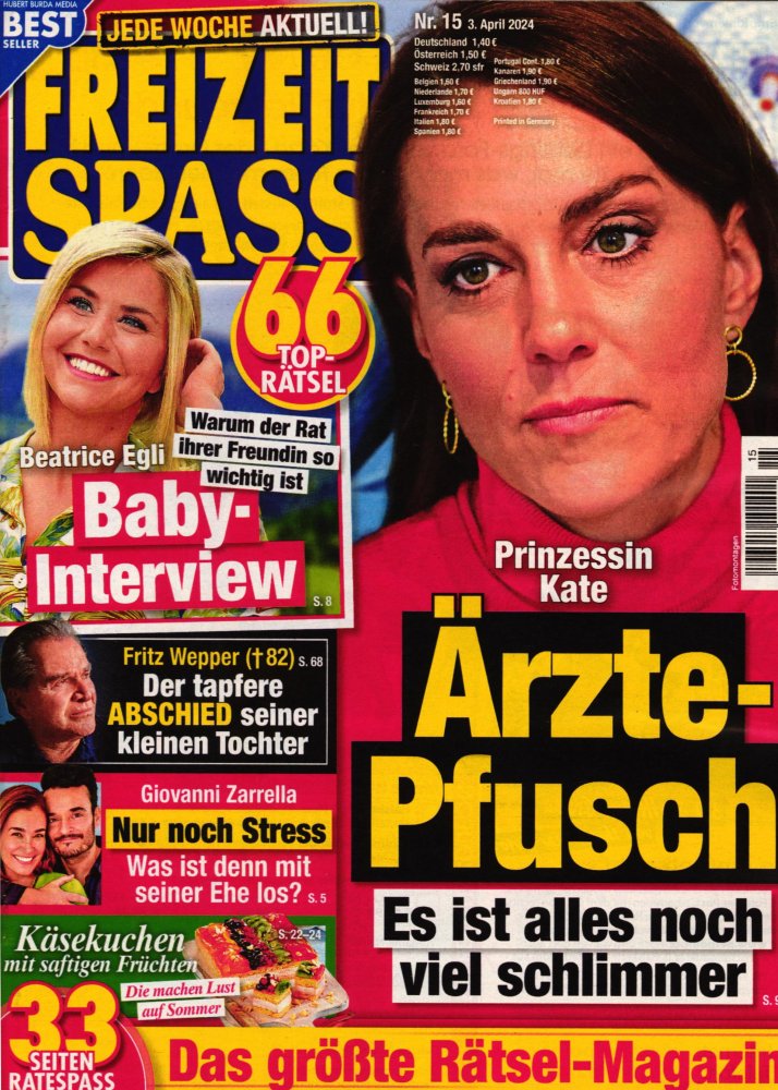 Numéro 2415 magazine Freizeit Spass