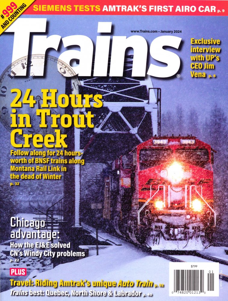 Numéro 2401 magazine Trains USA