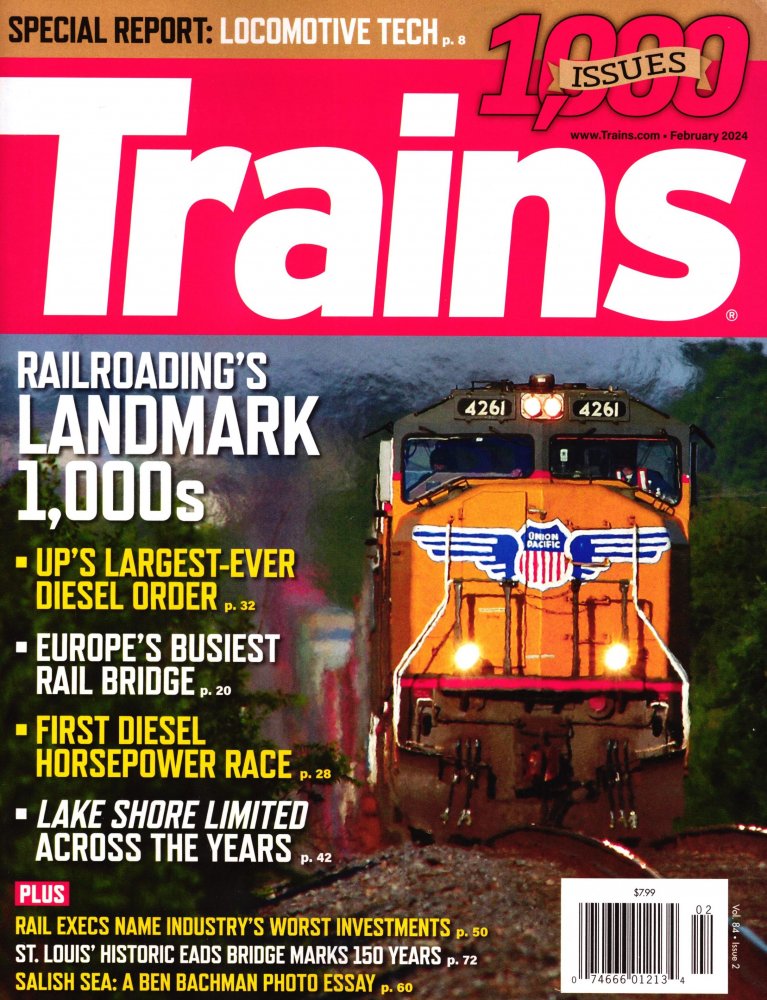 Numéro 2402 magazine Trains USA