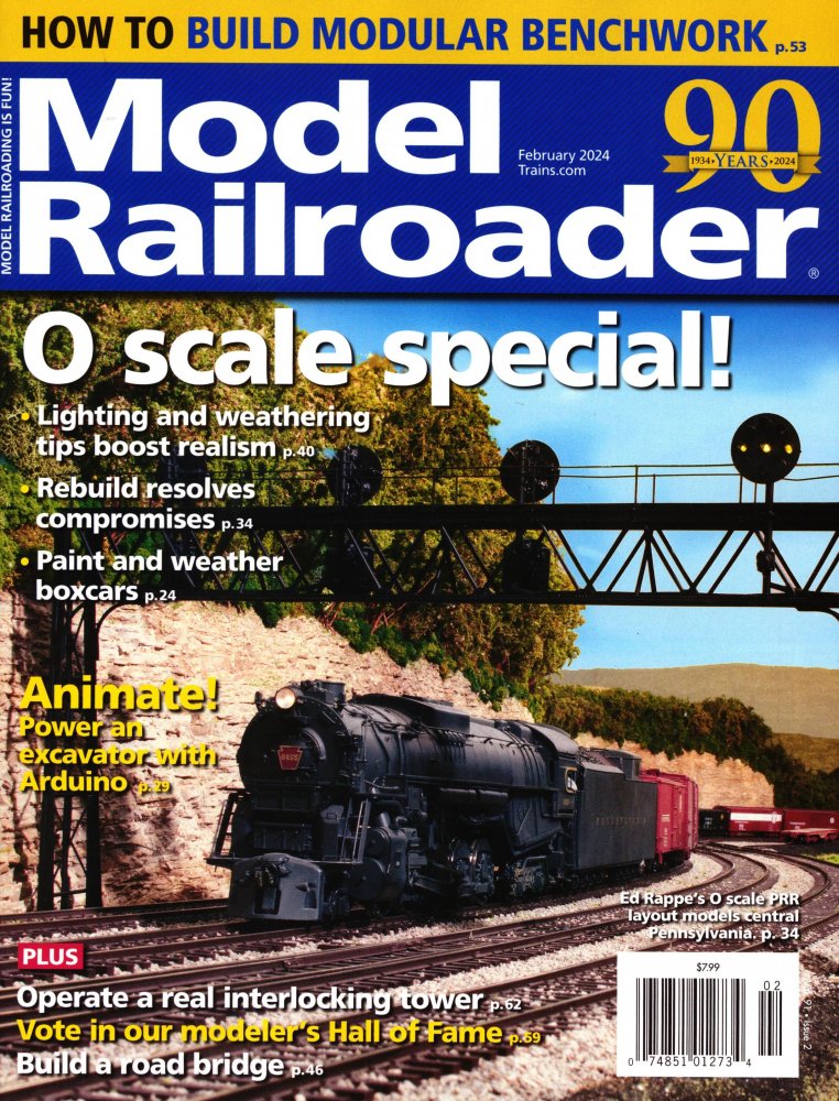 Numéro 2402 magazine Model Railroader