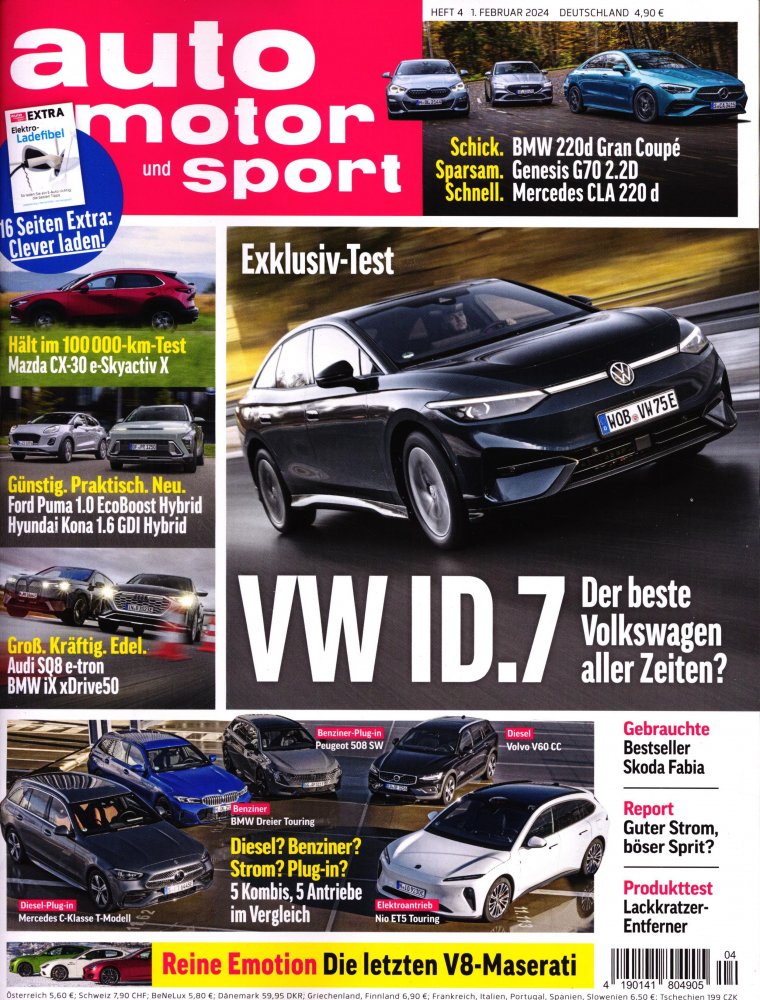Numéro 2404 magazine Auto Motor und Sport