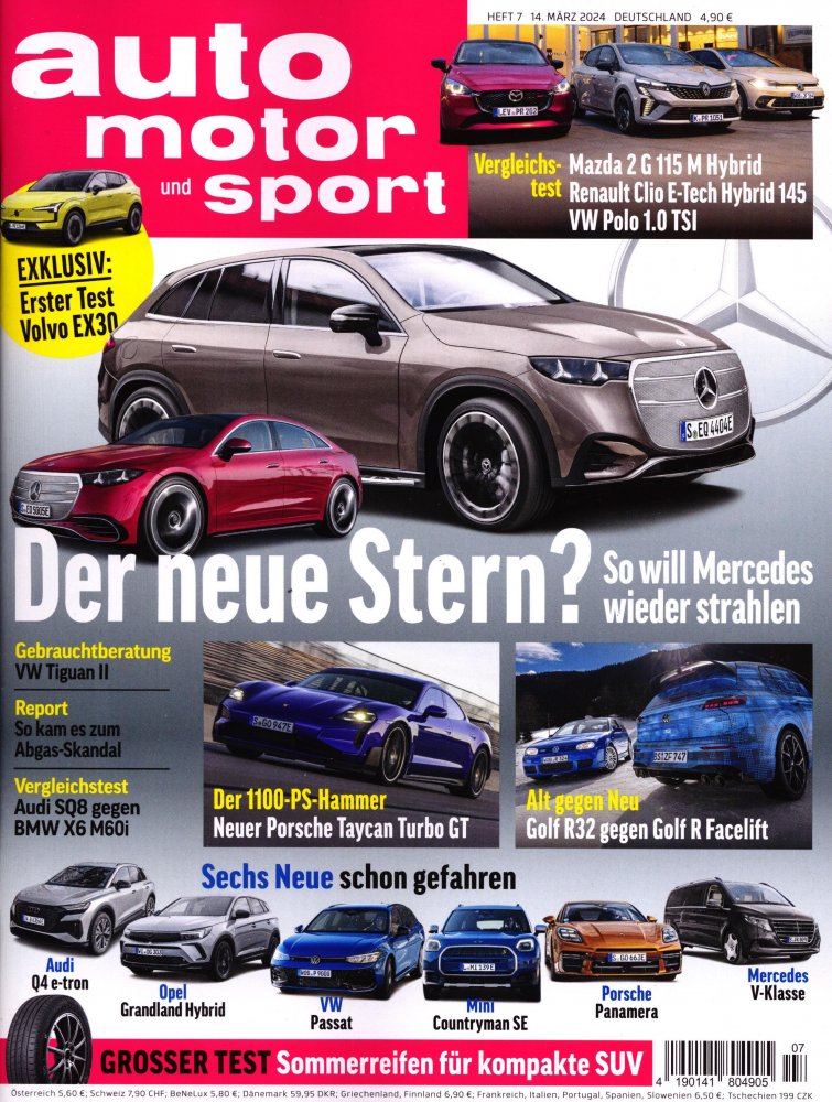 Numéro 2407 magazine Auto Motor und Sport