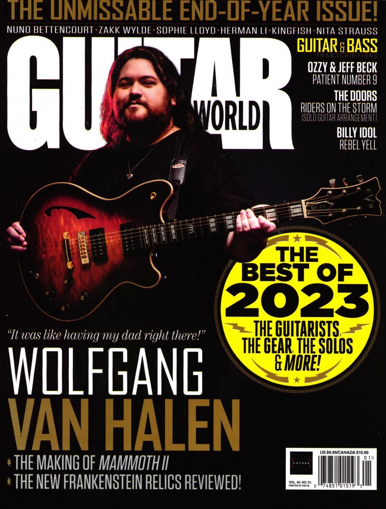 Numéro 2401 magazine Guitar World USA