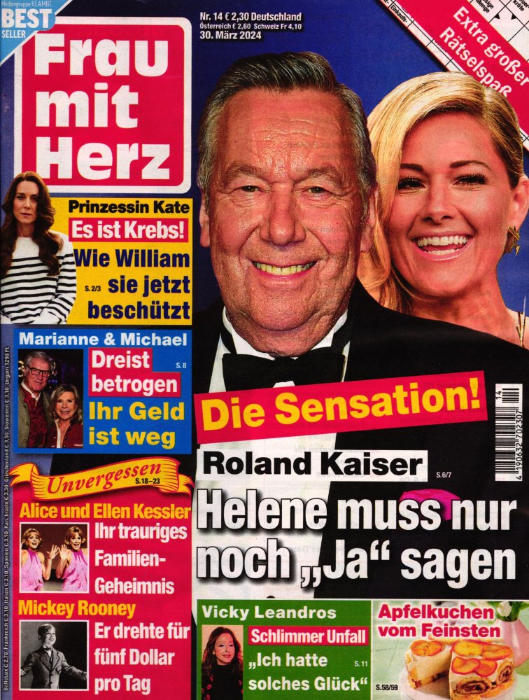 Numéro 2414 magazine Frau Mit Herz