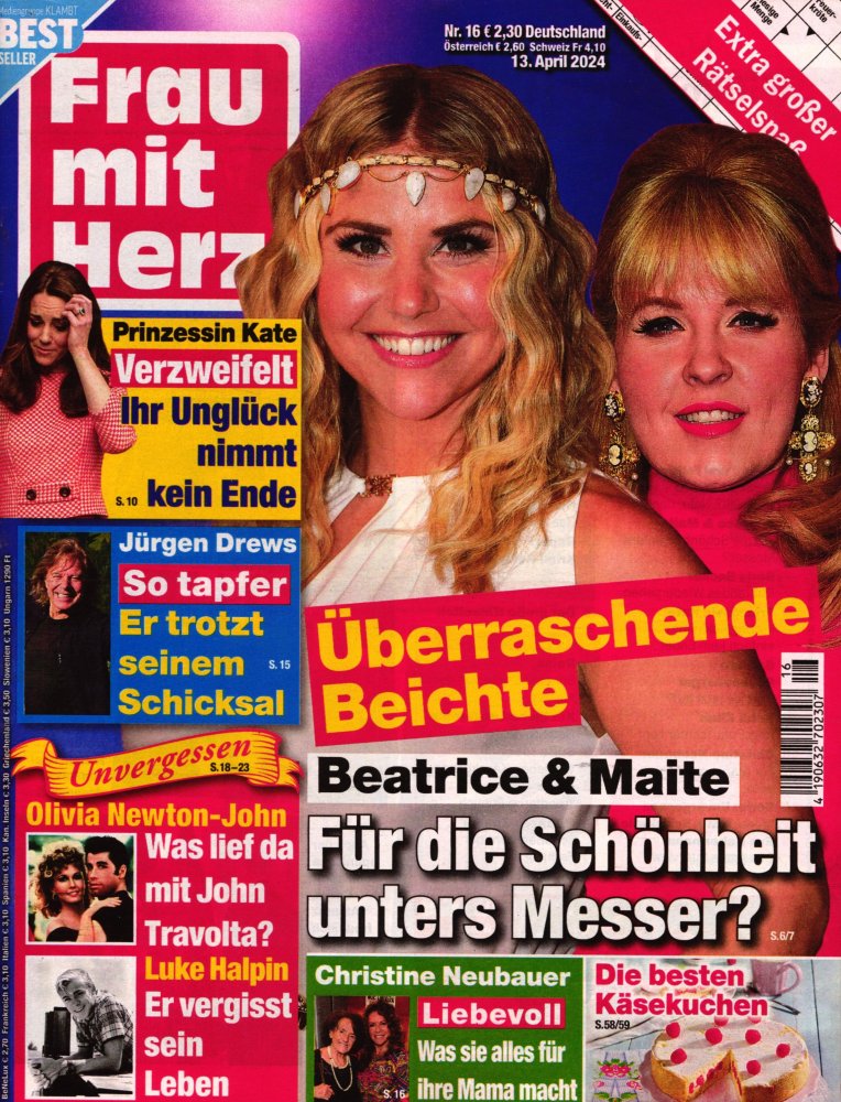 Numéro 2416 magazine Frau Mit Herz