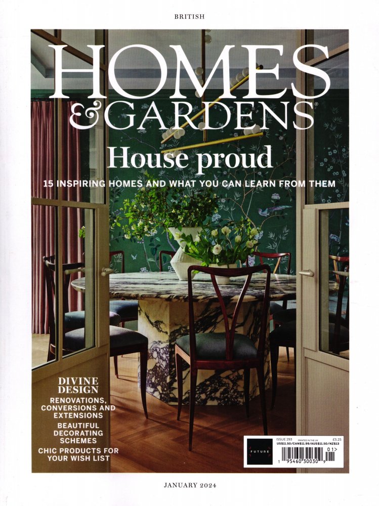 Numéro 2401 magazine Homes & Gardens UK