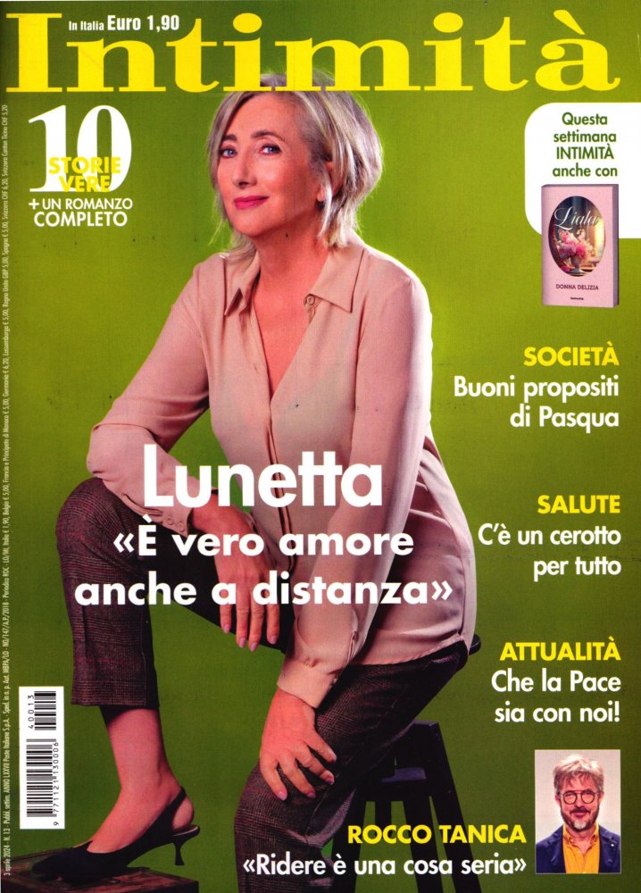 Numéro 2413 magazine Intimità Italia