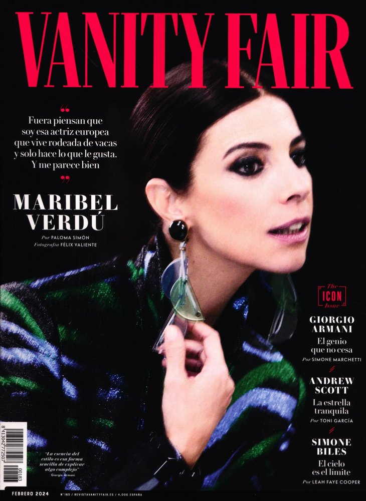 Numéro 183 magazine Vanity Fair Espagnol