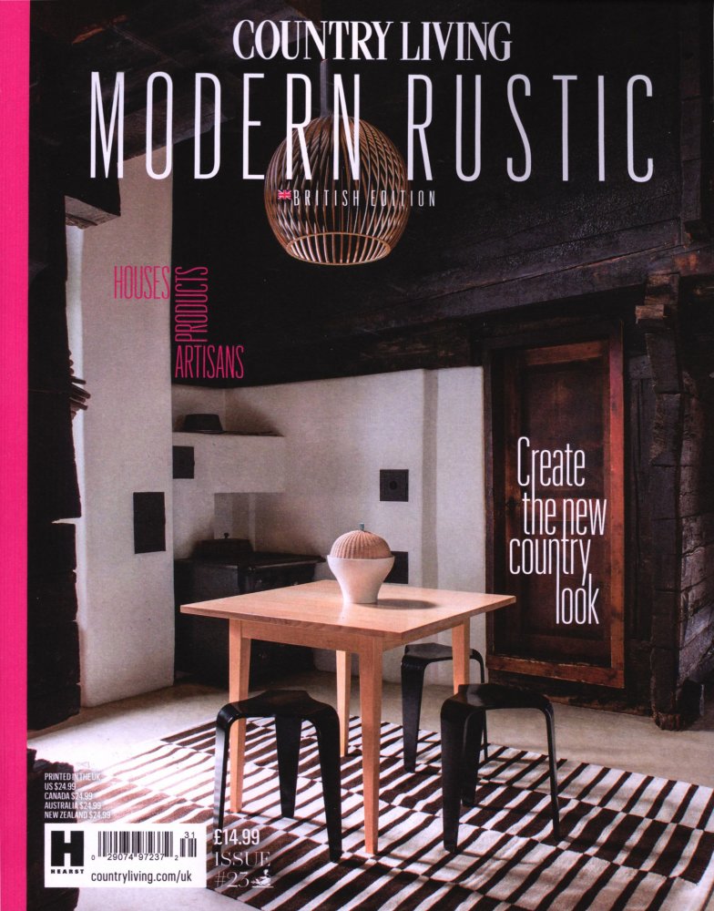 Numéro 23 magazine Country Living Modern Rustic