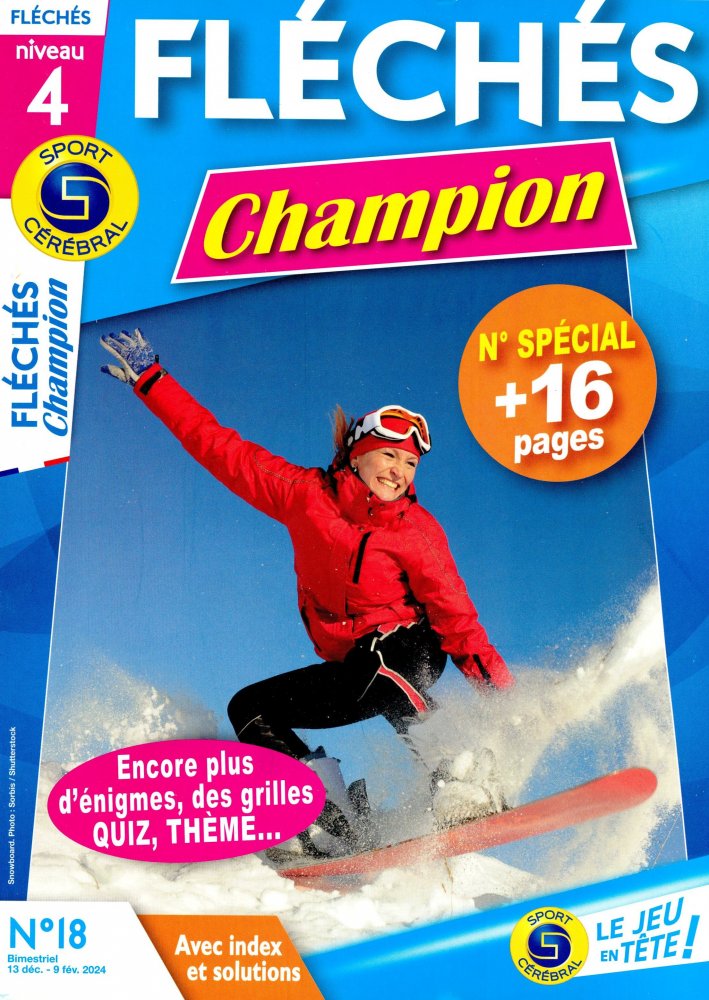 Numéro 18 magazine SC Fléchés Champion Niv 4