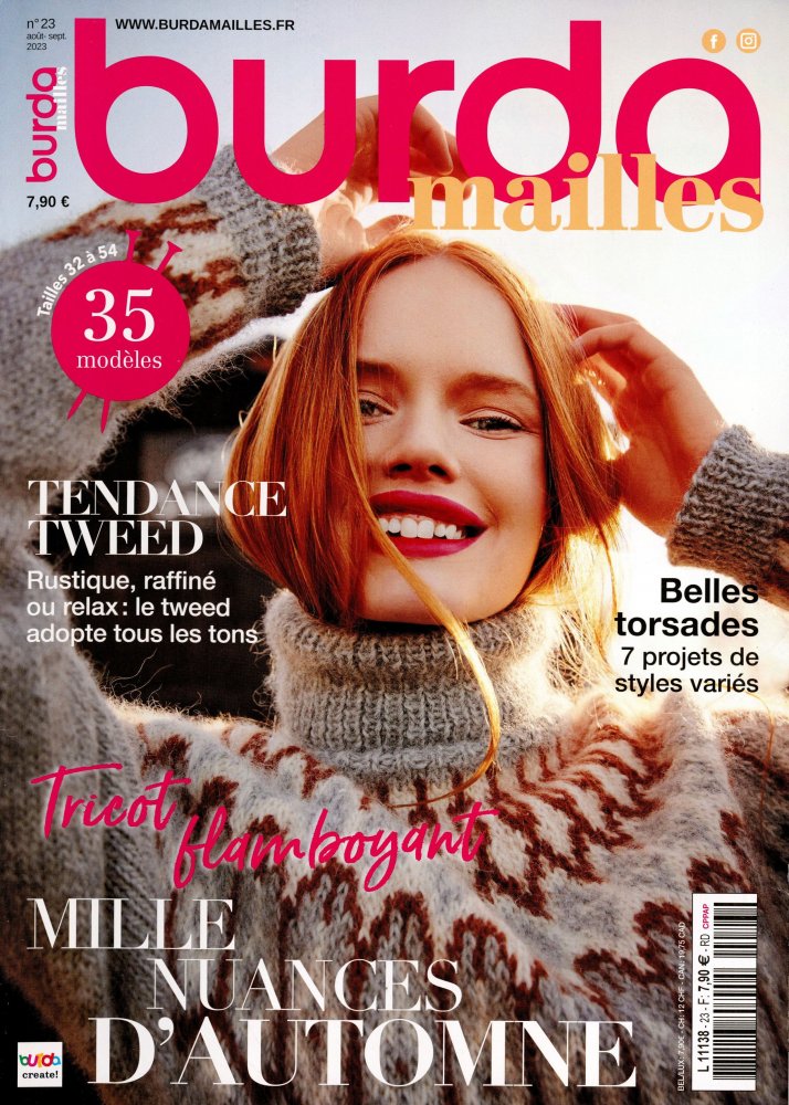Numéro 23 magazine Burda Mailles