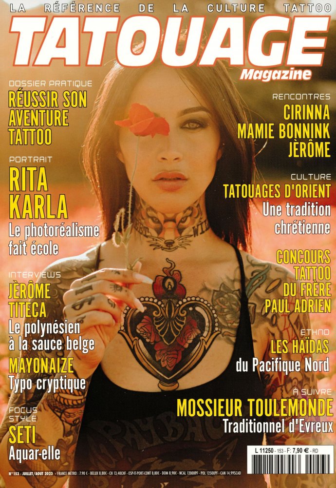 Numéro 153 magazine Tatouage Magazine