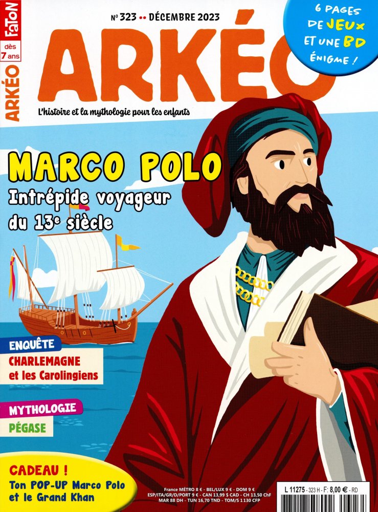 Numéro 323 magazine Arkéo Junior