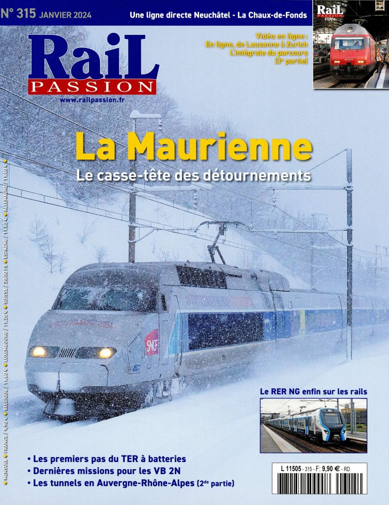 Numéro 315 magazine Rail Passion