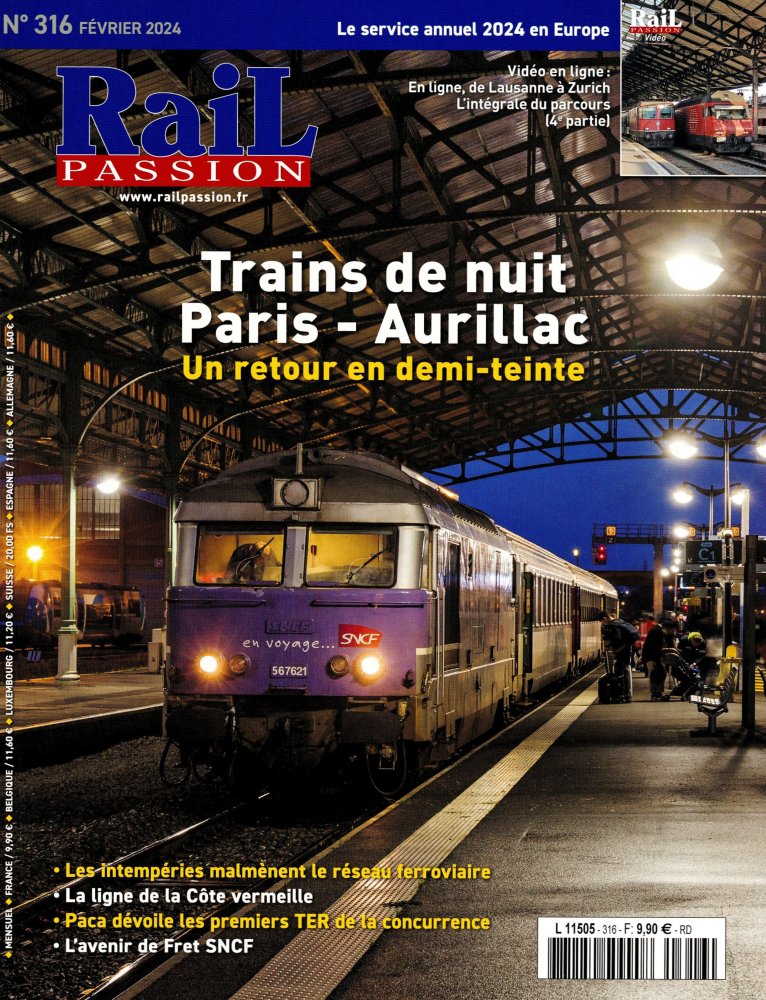 Numéro 316 magazine Rail Passion