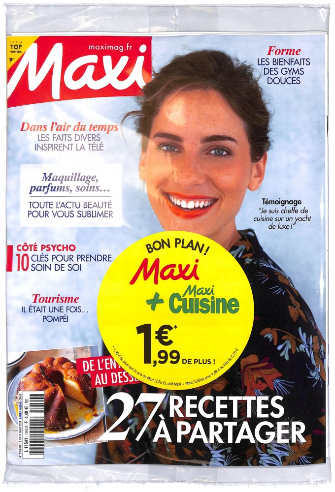 Numéro 1950 magazine Maxi + Maxi Cuisine
