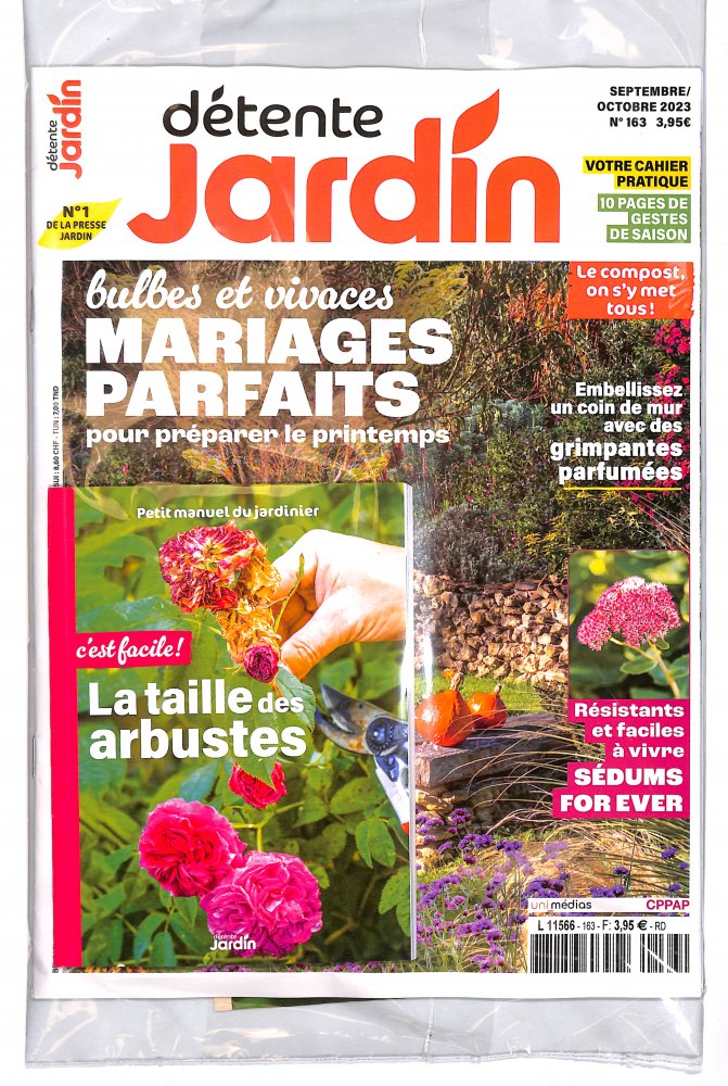 Numéro 163 magazine Détente Jardin