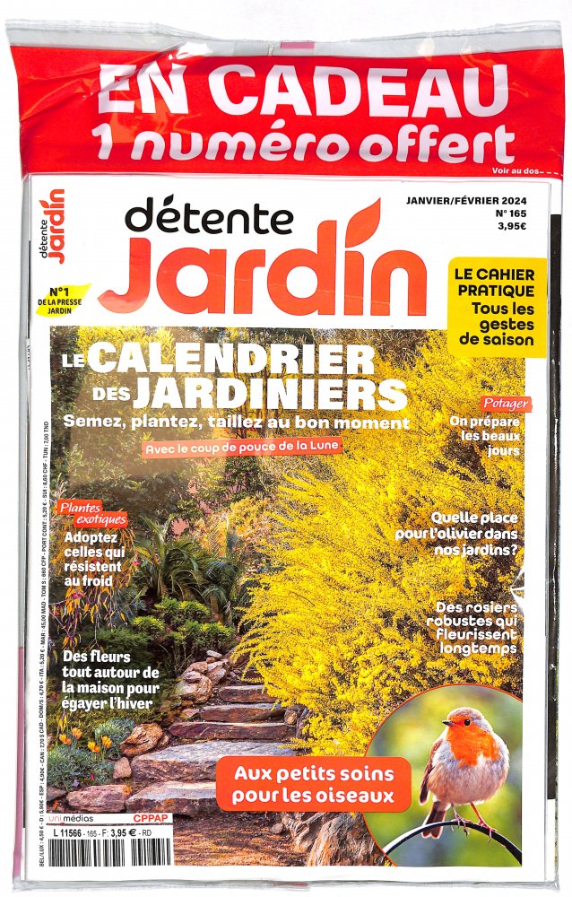 Numéro 165 magazine Détente Jardin