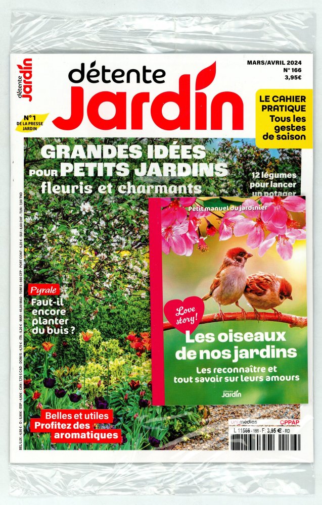 Numéro 166 magazine Détente Jardin