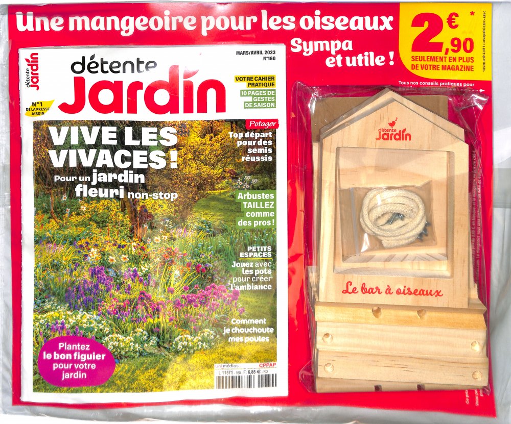 Numéro 160 magazine Détente Jardin + Mangeoire