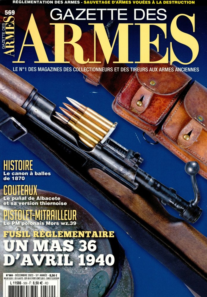 Numéro 569 magazine Gazette des Armes