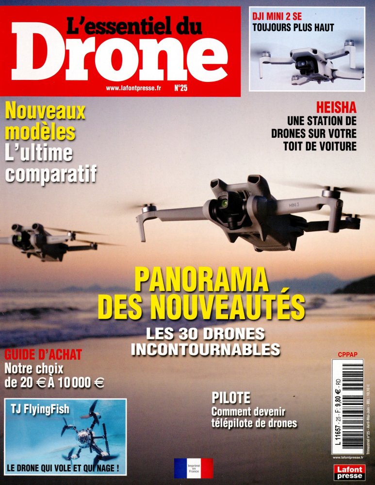 Numéro 25 magazine L'Essentiel du Drone