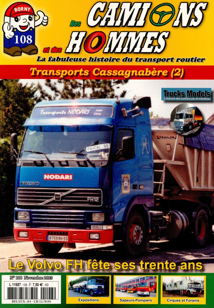 Numéro 108 magazine Des Camions et des Hommes