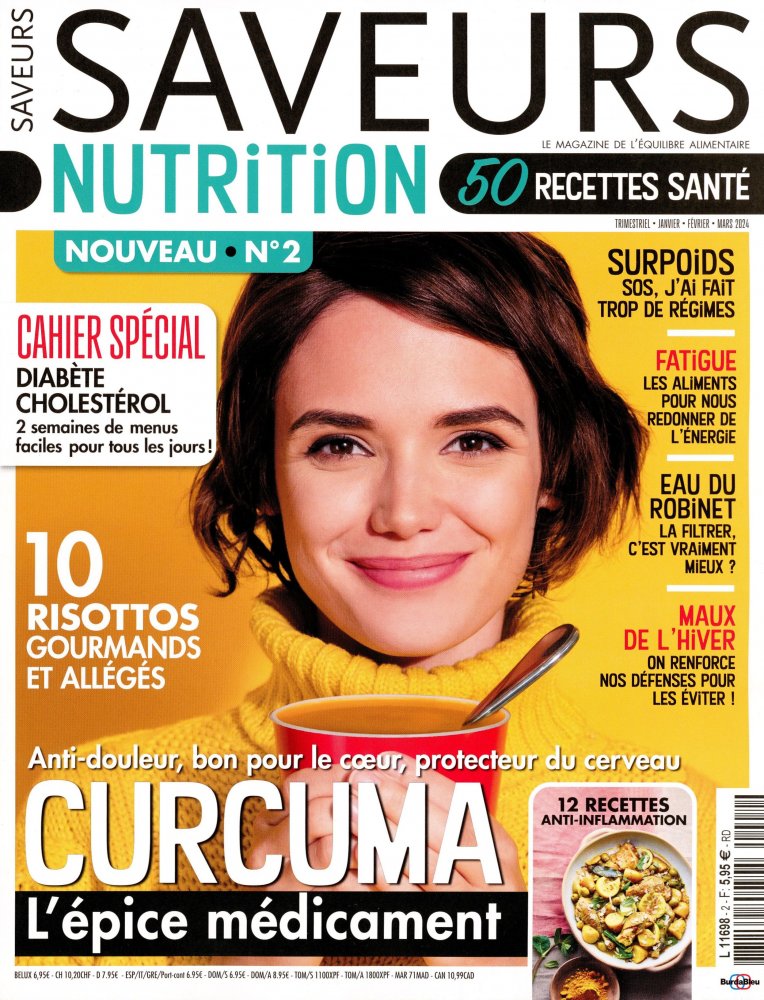 Numéro 2 magazine Saveurs Nutrition