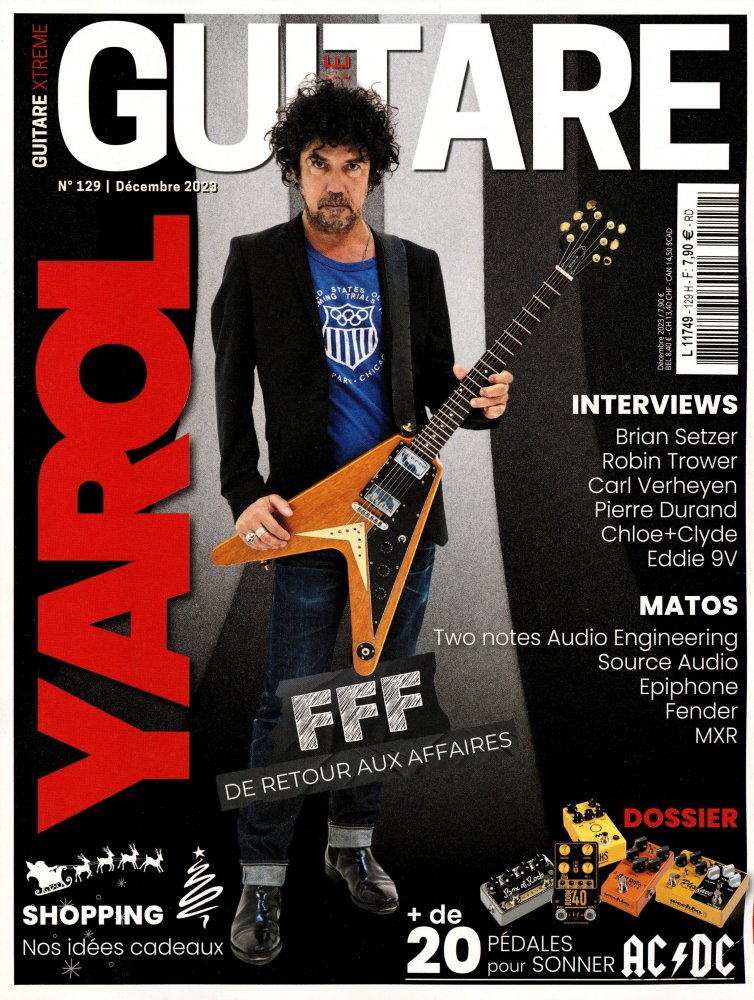 Numéro 129 magazine Guitare Xtreme