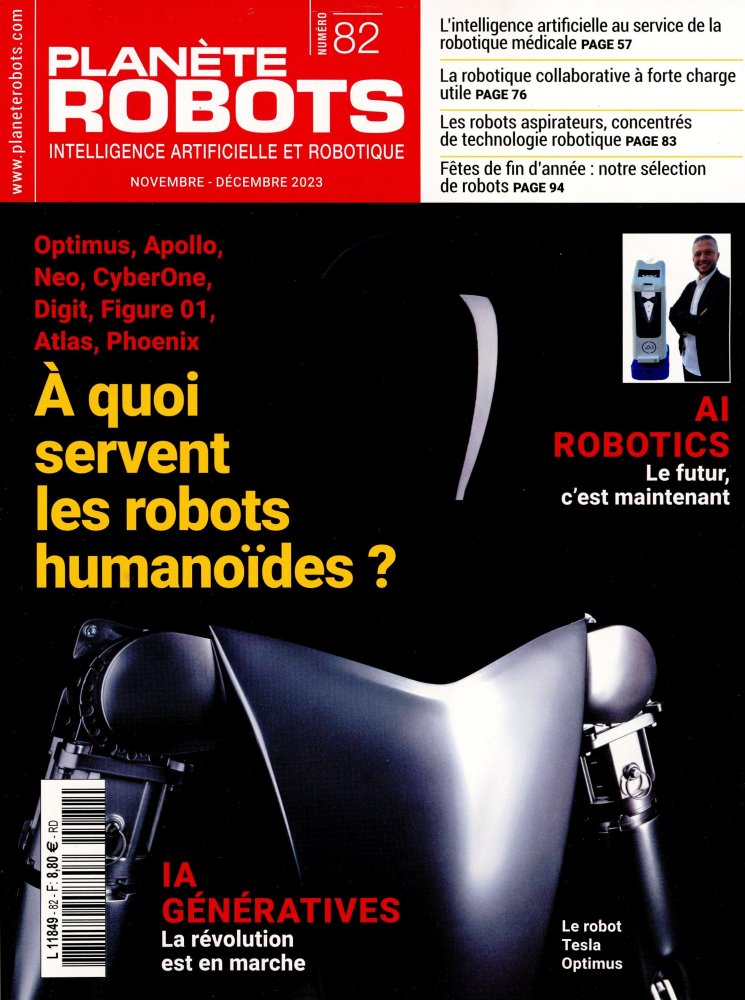 Numéro 82 magazine Planète Robots