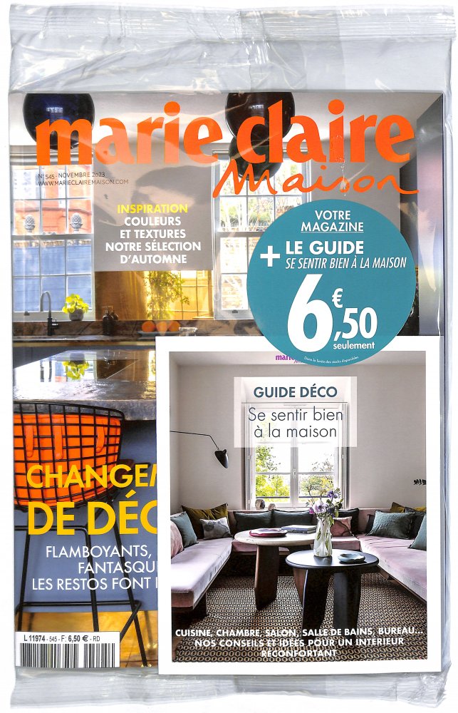 Numéro 545 magazine Marie Claire Maison + Guide