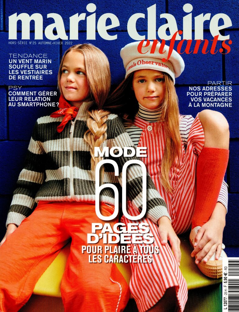 Numéro 25 magazine Marie Claire Hors-série Enfants