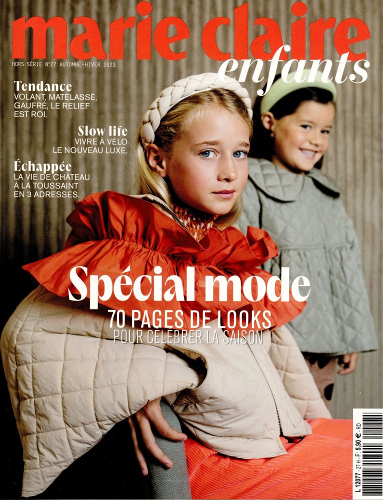 Numéro 27 magazine Marie Claire Hors-série Enfants