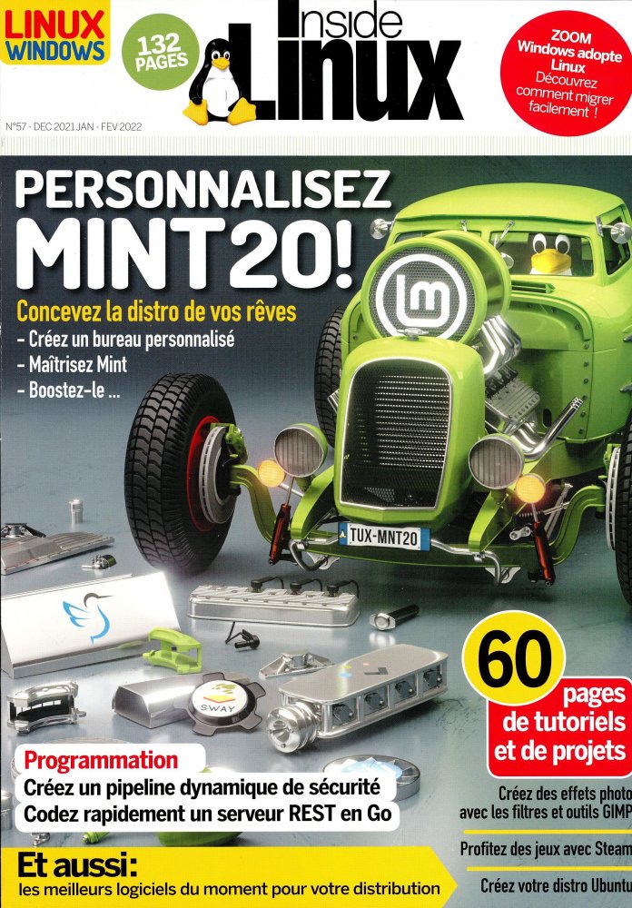 Numéro 57 magazine Linux Inside