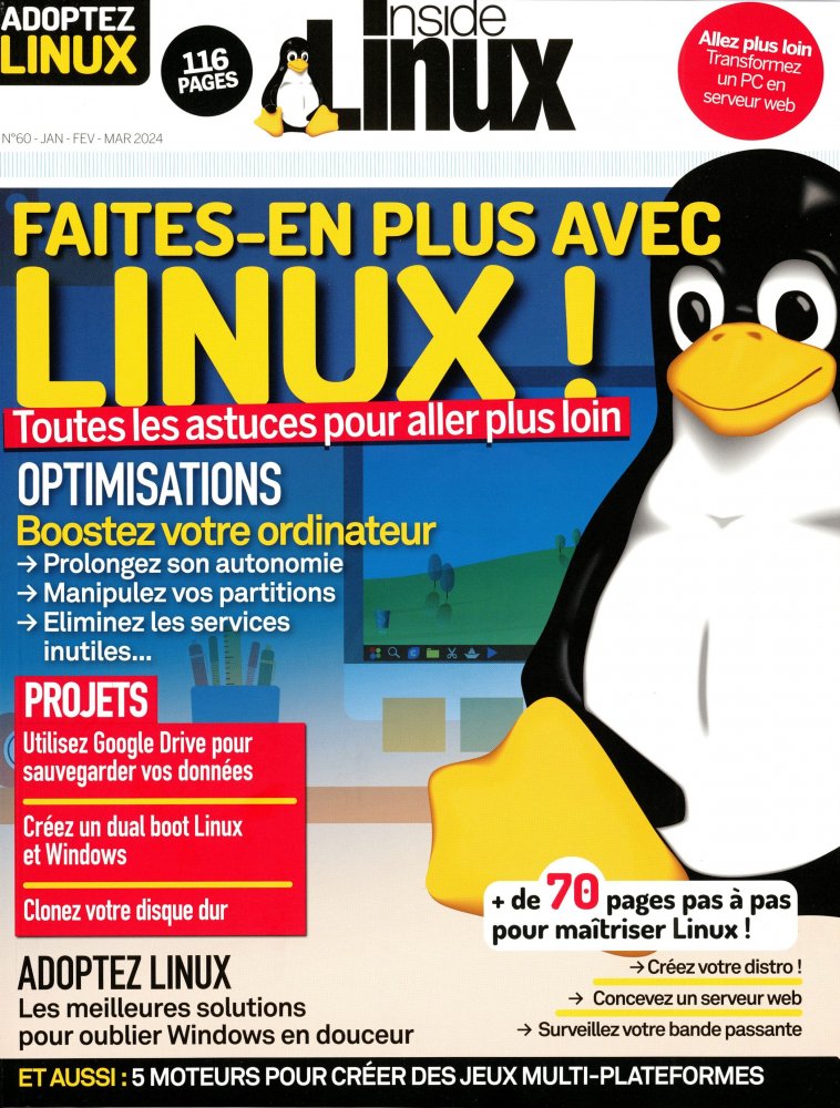 Numéro 60 magazine Linux Inside
