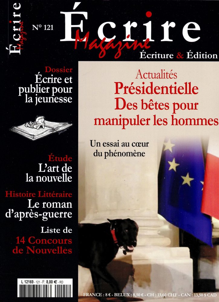 Numéro 121 magazine Ecrire Magazine