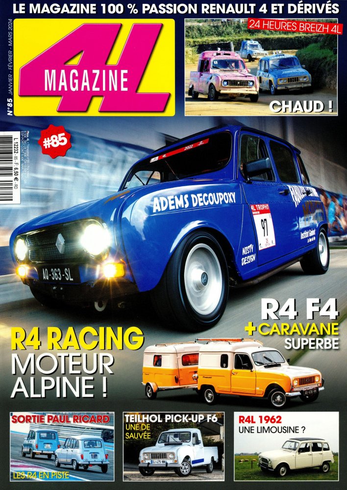 Numéro 85 magazine 4L Magazine