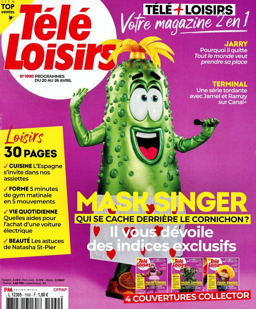 Numéro 1990 magazine Télé Loisirs