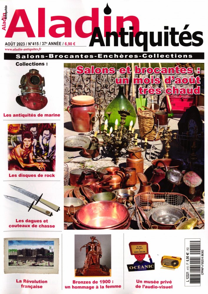 Numéro 415 magazine Aladin Antiquités
