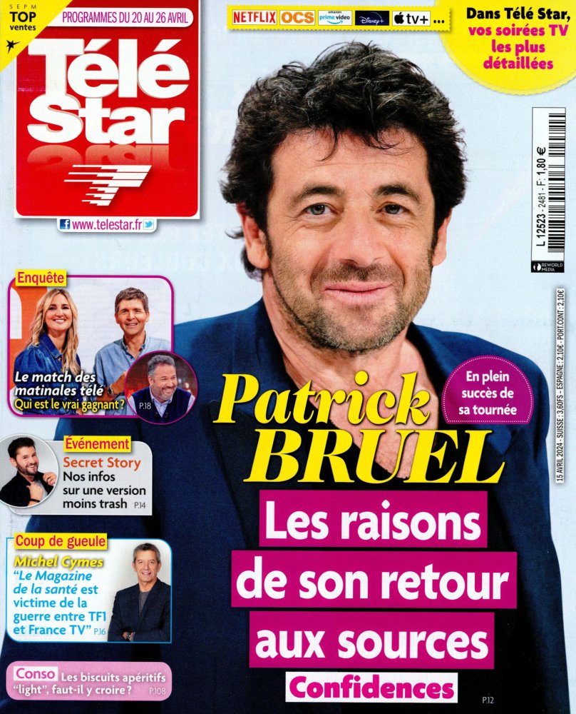 Numéro 2481 magazine Télé Star